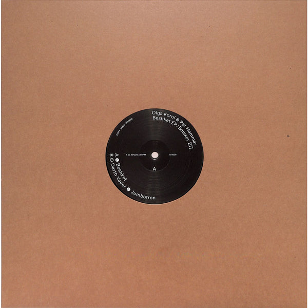 Olga Korol &amp; Per Hammar - BESHKET EP - Dirty Hands - DH009